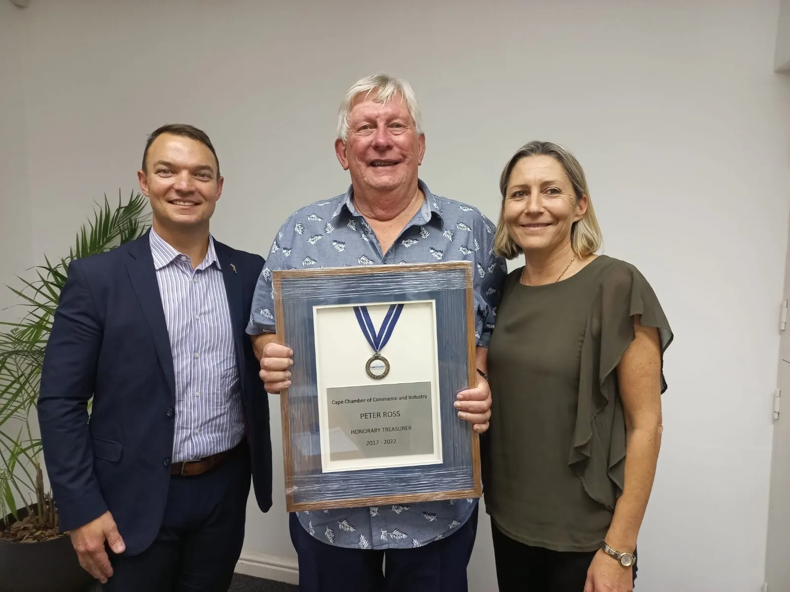 ActivPro receiving an award